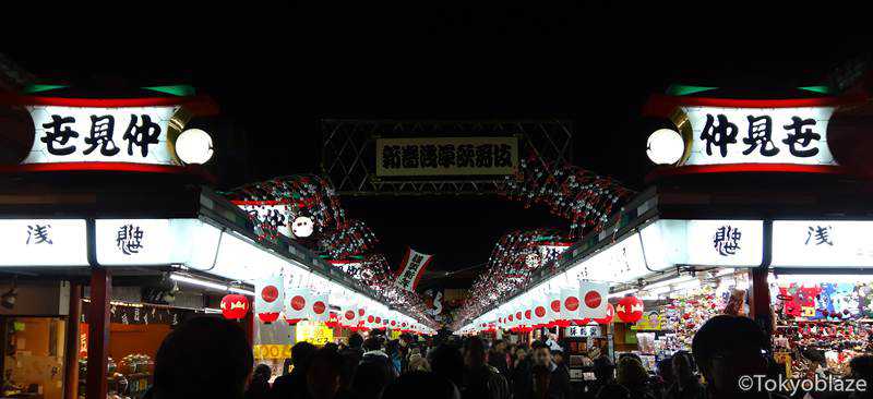 Nakamise shopping street(Nakamise-dori)